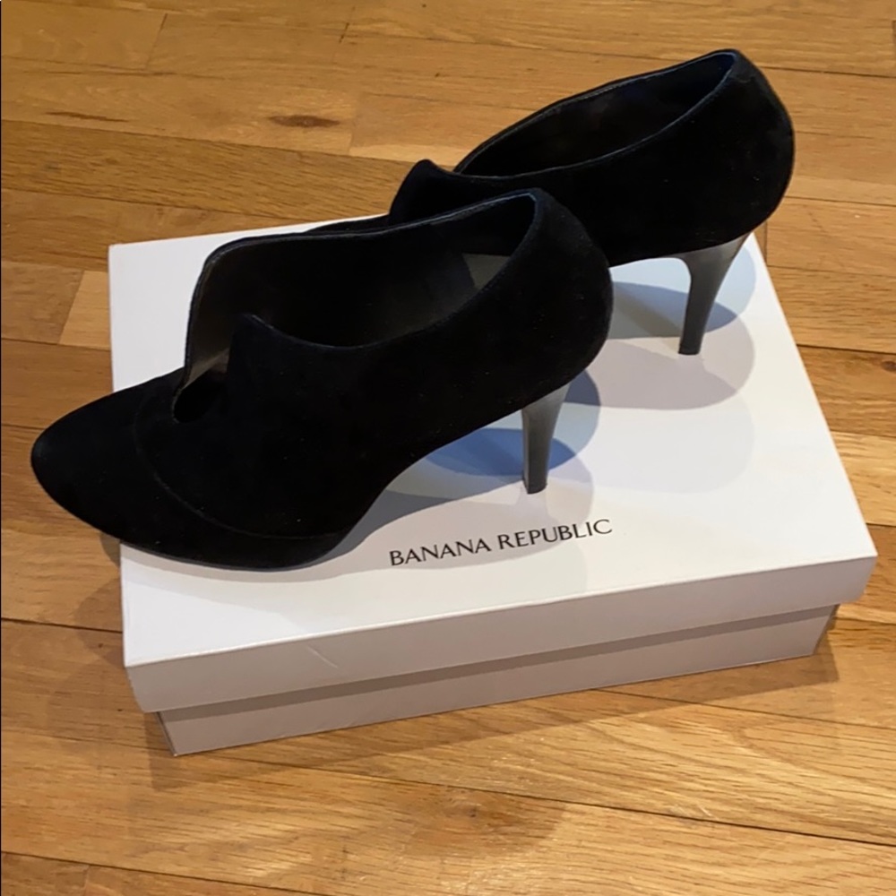 Black suede bootie - Picture 3 of 4